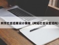 南县网页栏目结果设计模板（网站栏目设置结构）